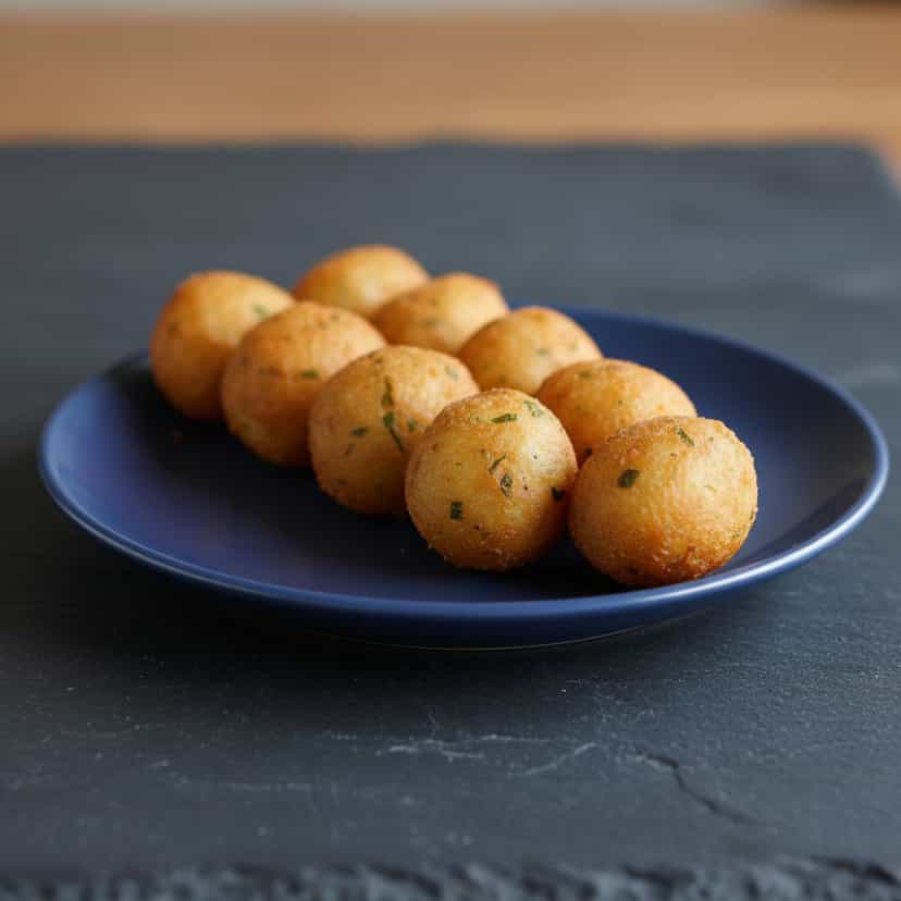 Foto deliciosa de Bolinho de Siri pronta para servir - Salgadinhos