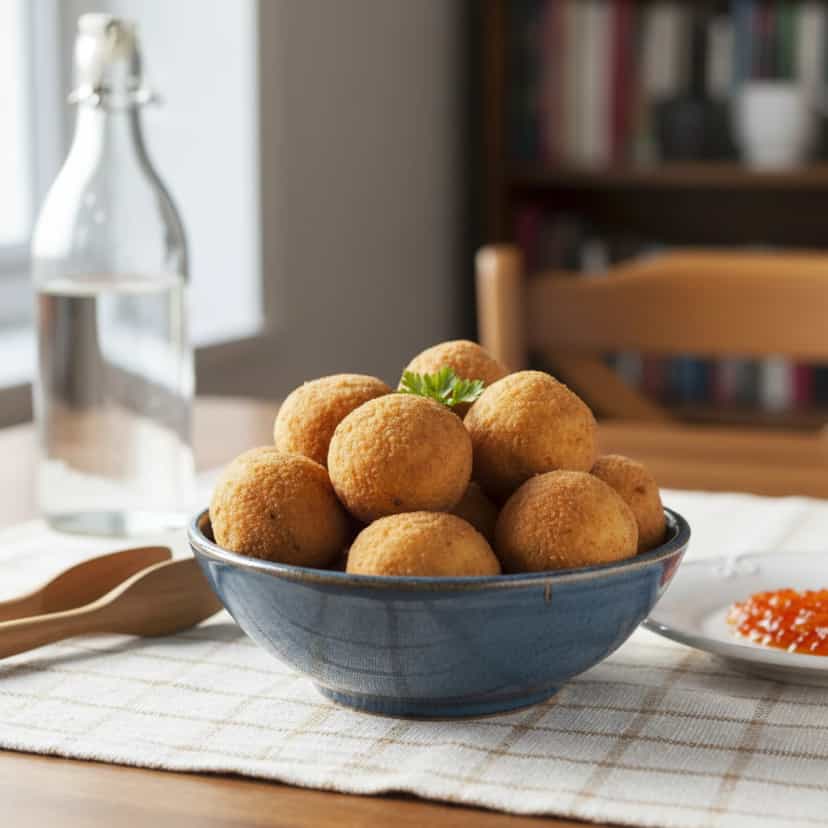 Foto deliciosa de Bolinho de Siri à Ana Julia Amaral Rezende pronta para servir - Salgadinhos