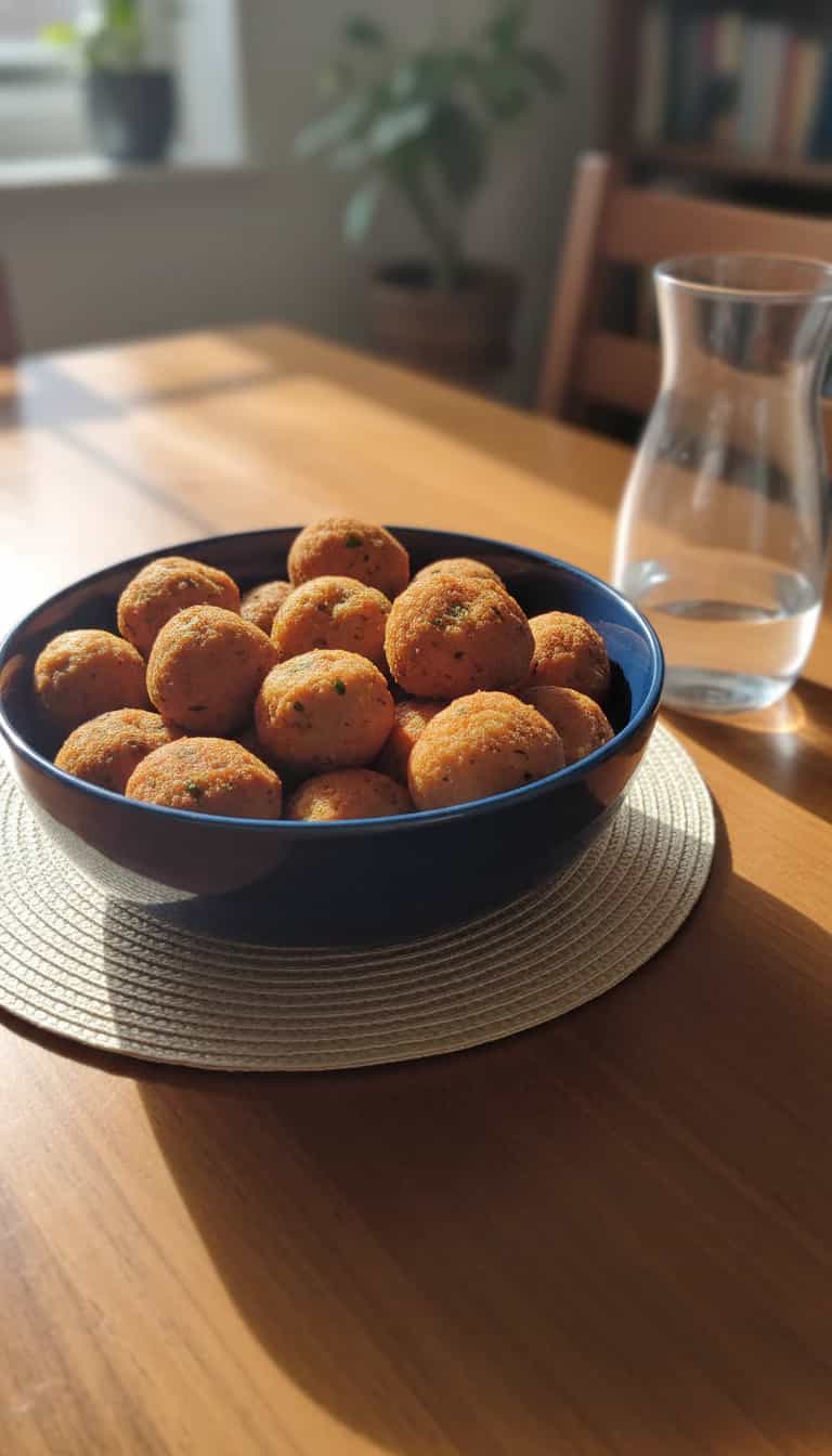 Foto deliciosa de Bolinho de Soja pronta para servir - Salgadinhos
