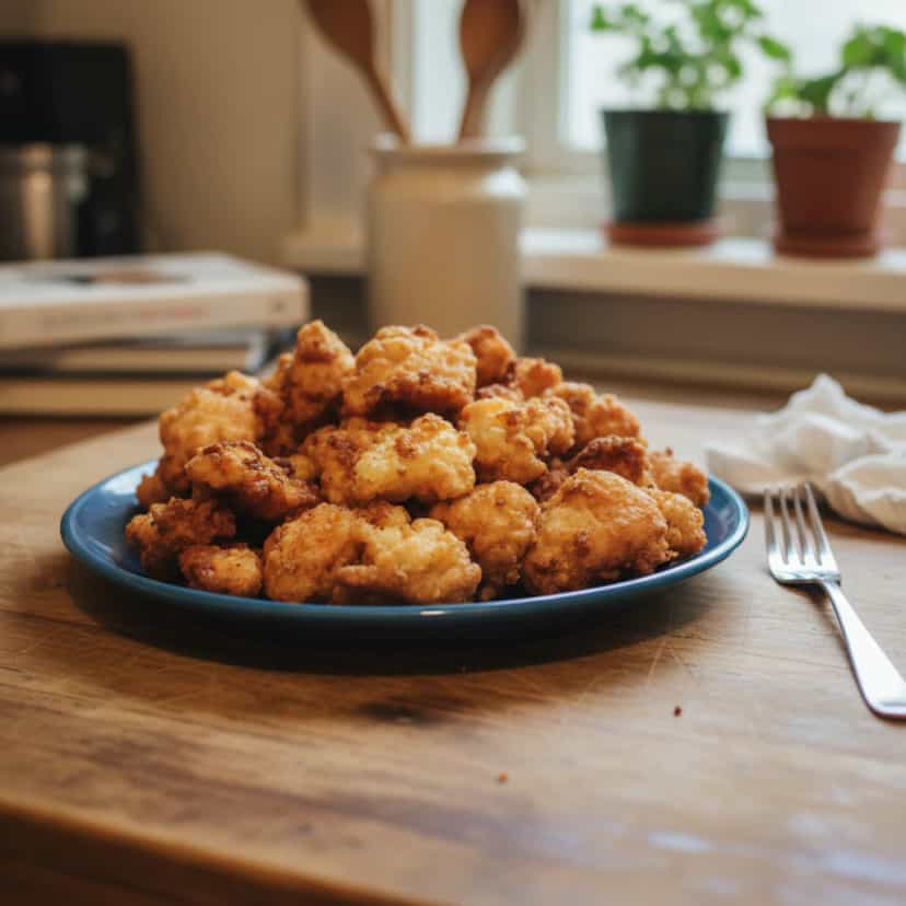 Foto deliciosa de Bolinhos de Arroz Crocantes pronta para servir - Salgadinhos