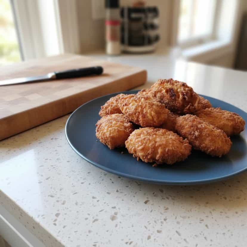 Foto deliciosa de Bolinhos de Arroz Sequinhos pronta para servir - Salgadinhos