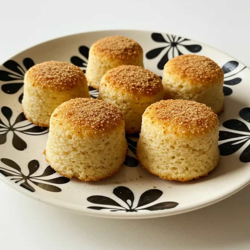 Foto deliciosa de Bolinhos de Aveia e Banana pronta para servir - Snacks Assados