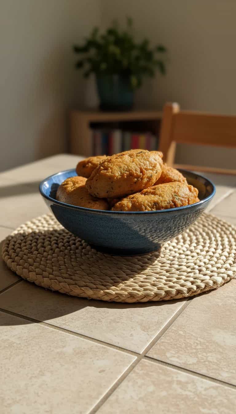 Foto deliciosa de Bolinhos de Bacalhau pronta para servir - Salgadinhos