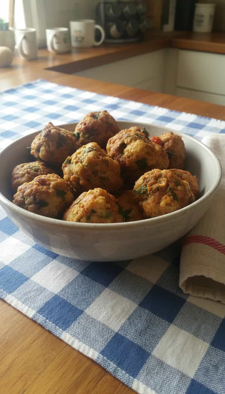 Foto deliciosa de Bolinhos de Carne pronta para servir - Salgadinhos