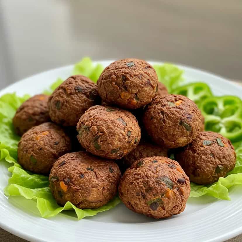 Foto deliciosa de Bolinhos de Carne Irresistíveis pronta para servir - Salgadinhos