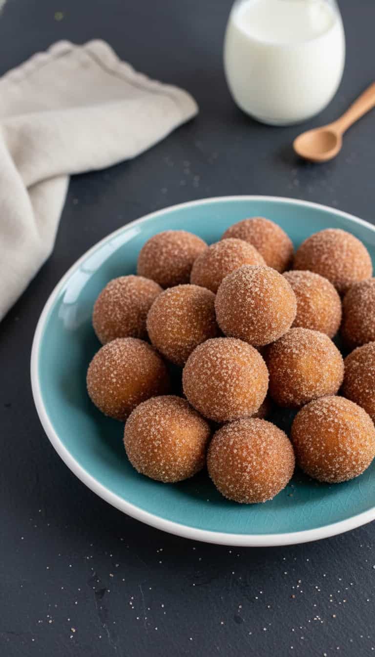Foto deliciosa de Bolinhos de Chuva Caseiros pronta para servir - Lanches de Padaria