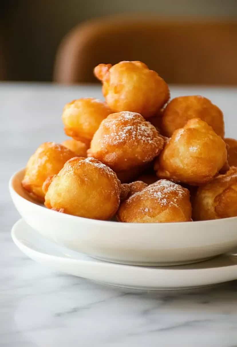 Foto deliciosa de Bolinhos de Chuva Tradicionais pronta para servir - Lanches de Padaria