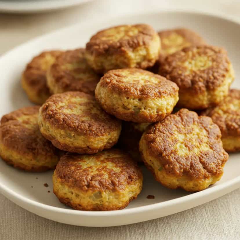 Foto deliciosa de Bolinhos de Couve-flor pronta para servir - Salgadinhos