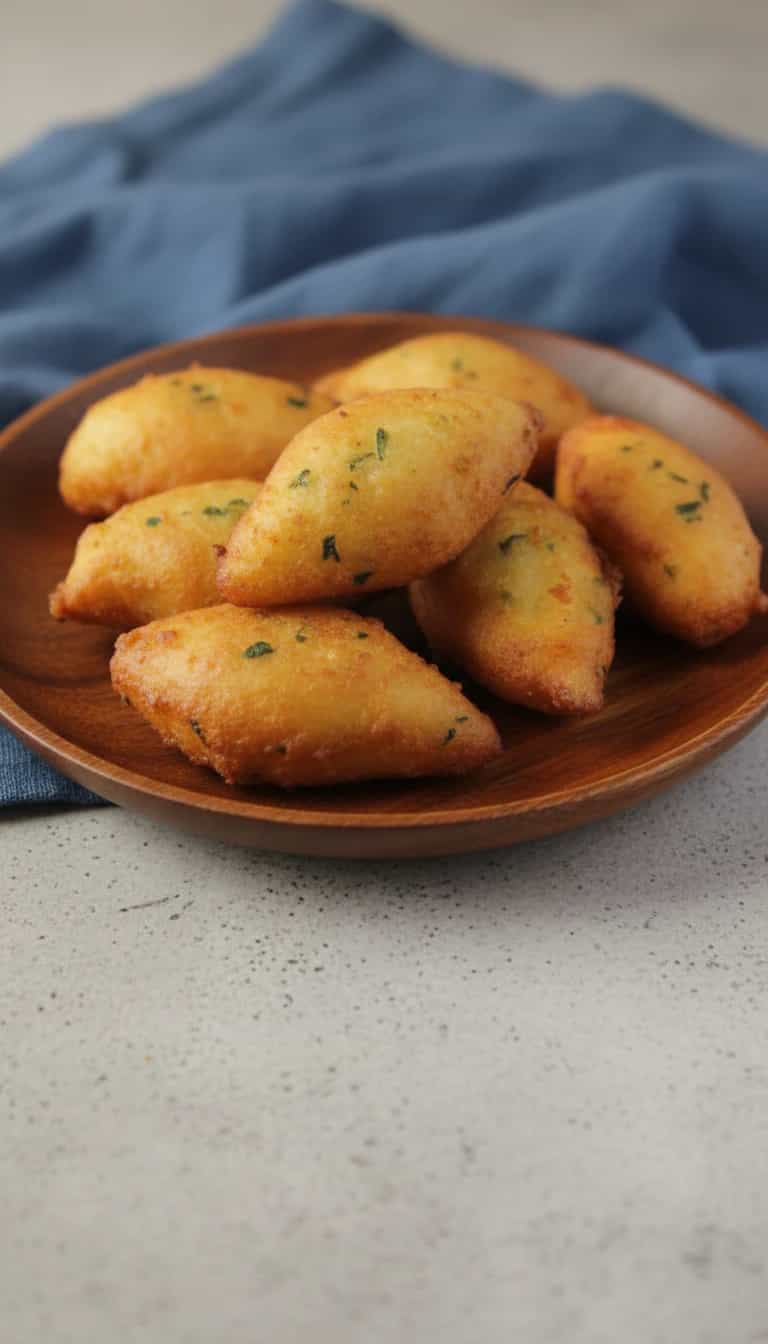 Foto deliciosa de Bolinhos de Espinafre Deliciosos pronta para servir - Salgadinhos