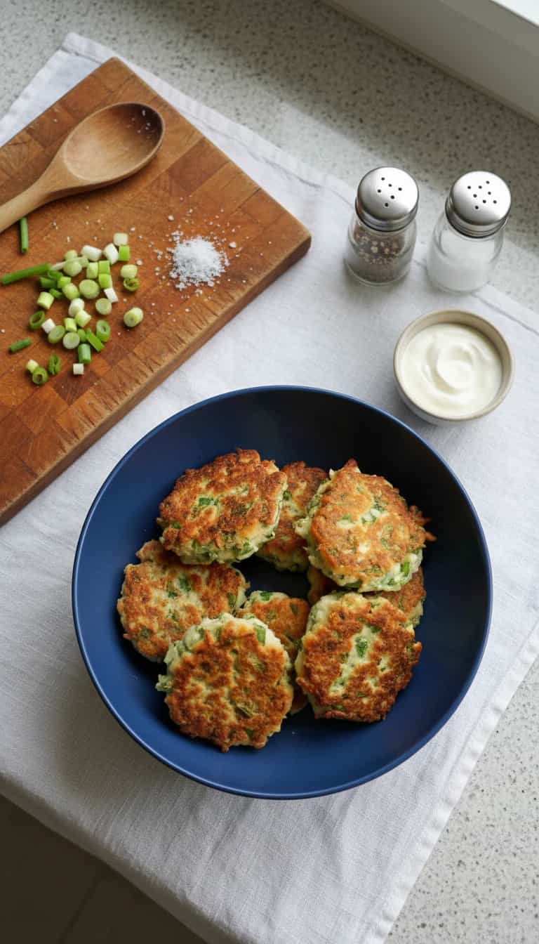 Foto deliciosa de Bolinhos de Espinafre e Ervas pronta para servir - Salgadinhos