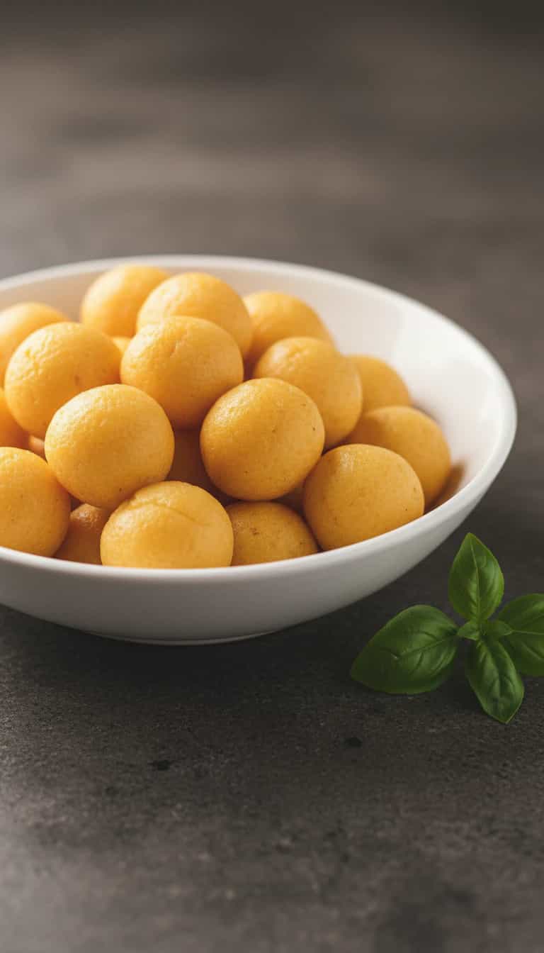 Foto deliciosa de Bolinhos de Presunto e Queijo pronta para servir - Salgadinhos
