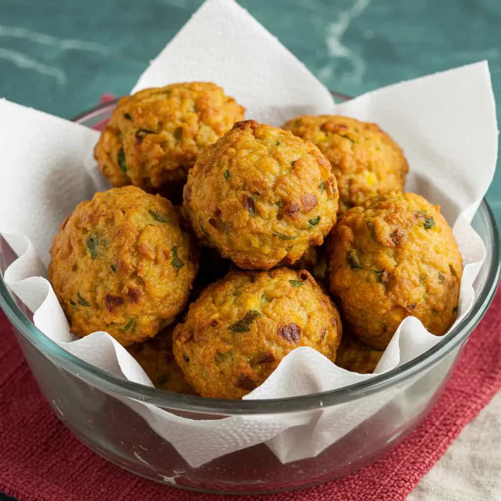 Bolinhos de Soja com Legumes