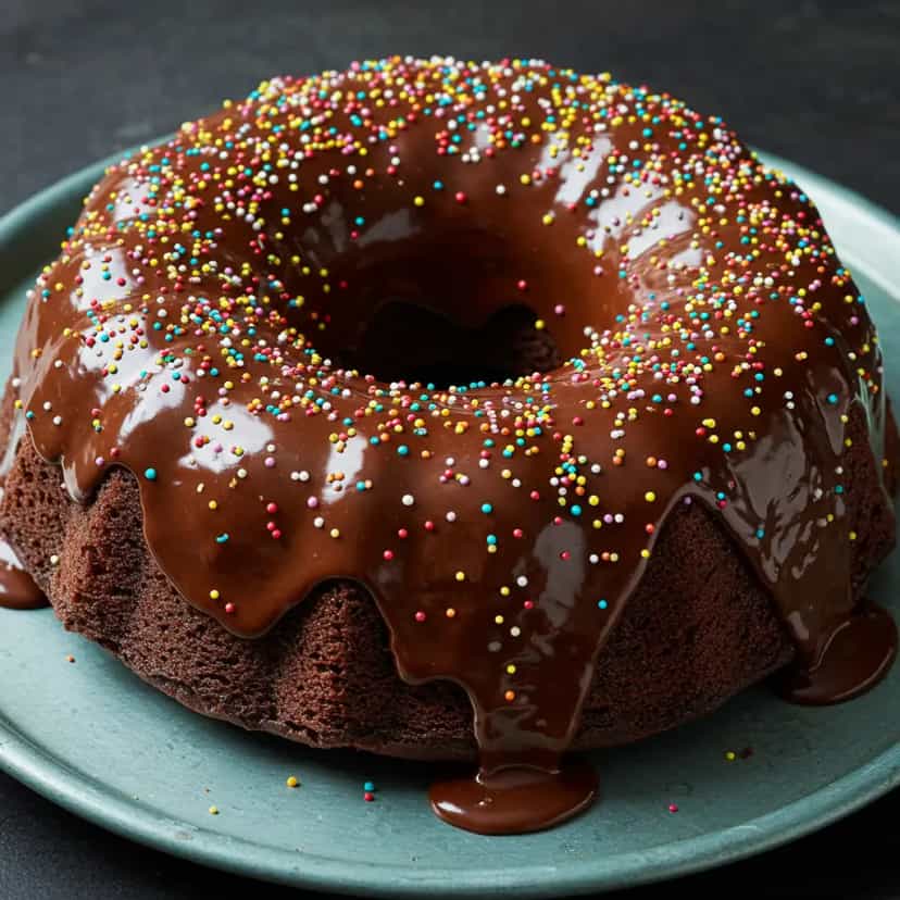 Foto deliciosa de Bolo Brigadeiro pronta para servir - Bolos & Cupcakes