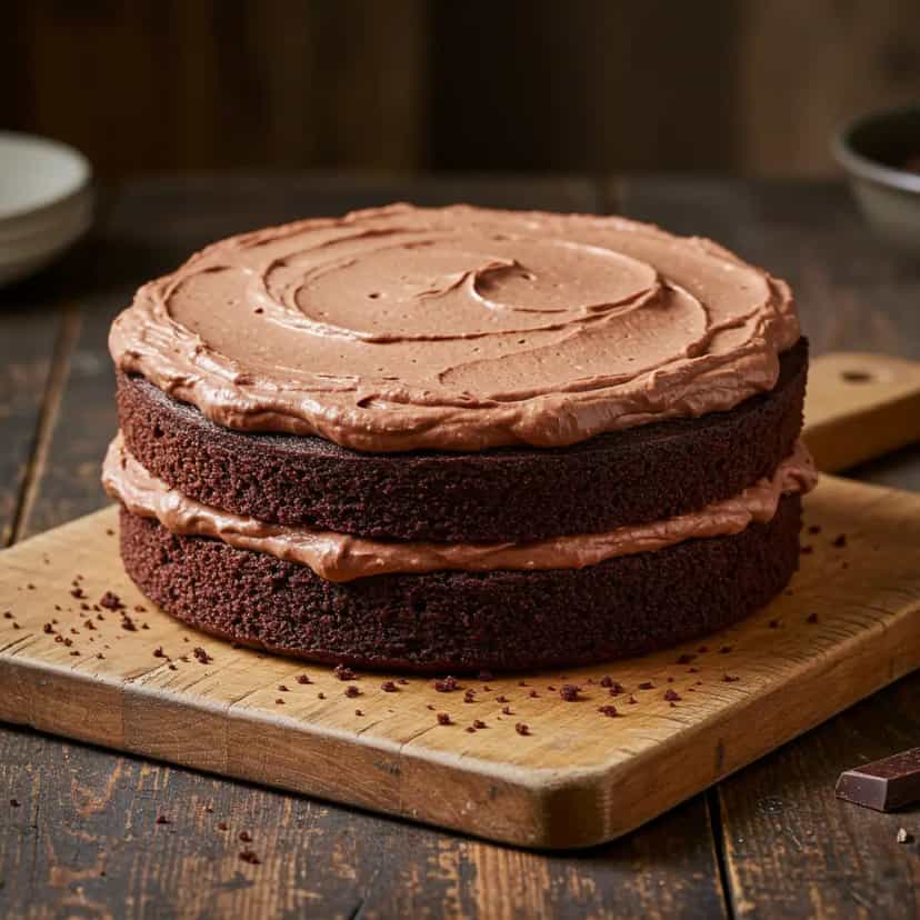 Foto deliciosa de Bolo Brigadeiro Duplo: Preto e Branco pronta para servir - Bolos & Cupcakes