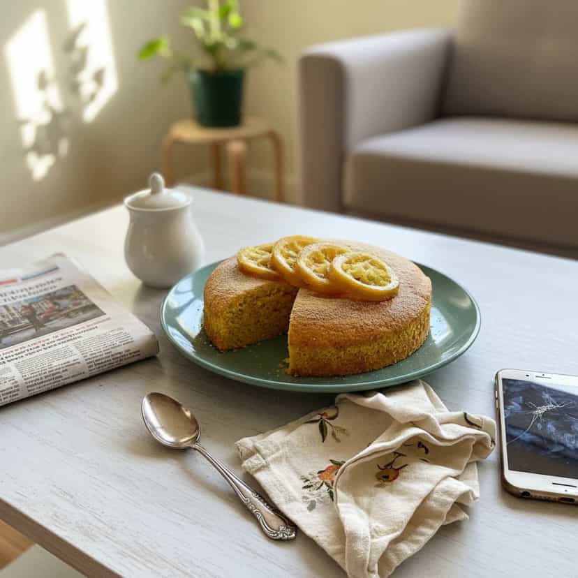 Foto deliciosa de Bolo Chiffon de Laranja pronta para servir - Bolos & Cupcakes