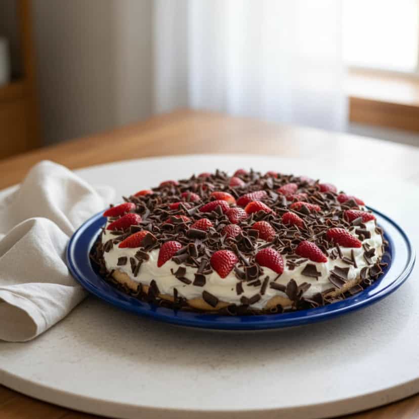 Foto deliciosa de Bolo Chiffon de Morango com Chantilly pronta para servir - Bolos & Cupcakes