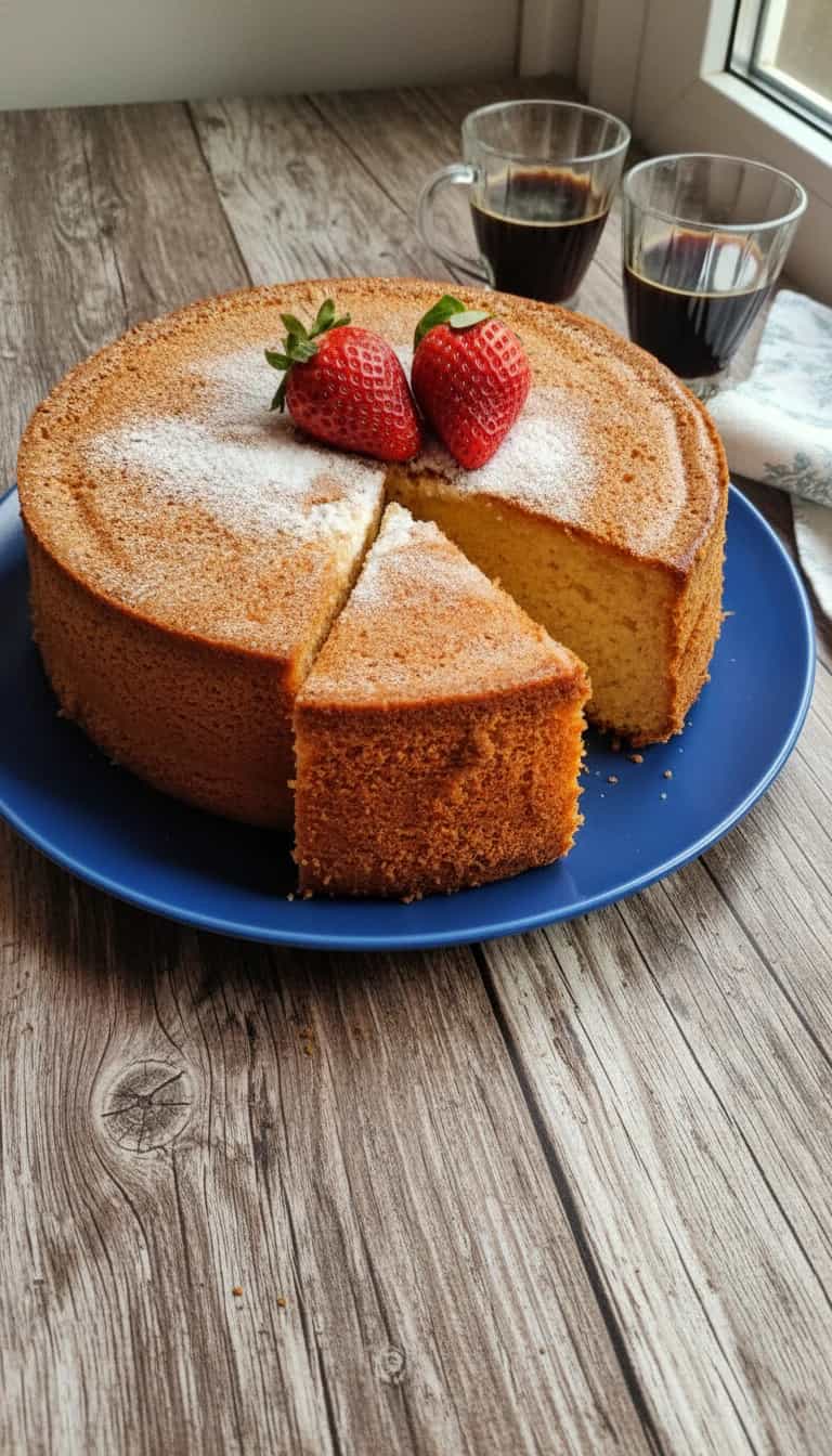 Foto deliciosa de Bolo Chiffon pronta para servir - Bolos & Cupcakes