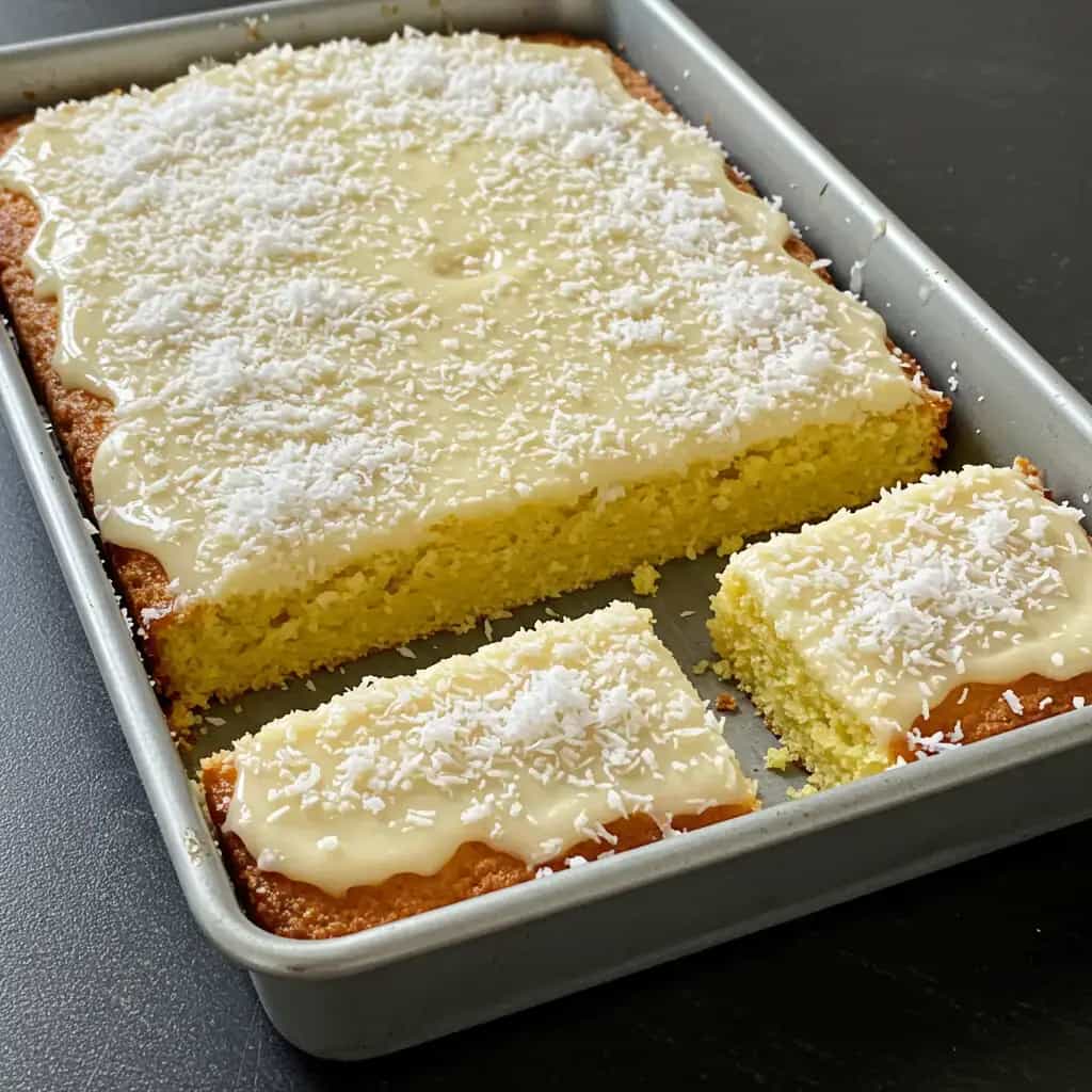 Bolo Cremoso de Coco e Leite