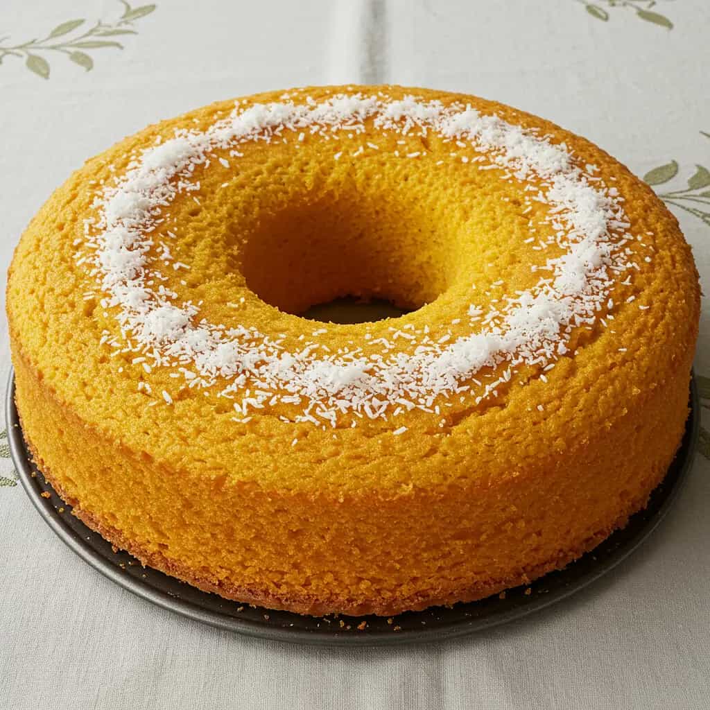 Bolo Cremoso de Fubá