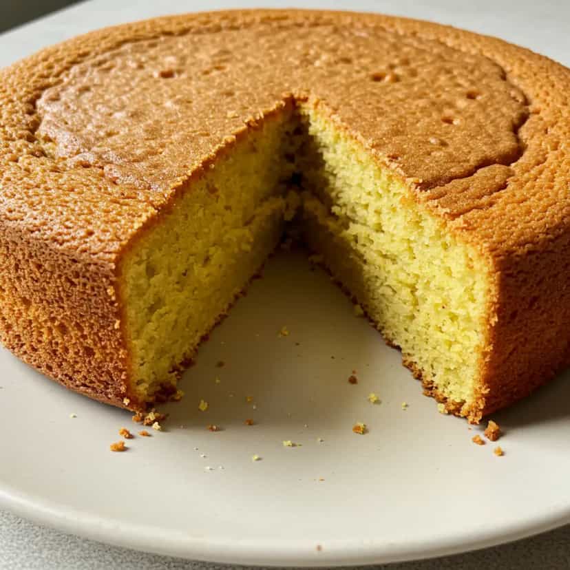 Foto deliciosa de Bolo Cremoso de Milharina pronta para servir - Bolos & Cupcakes