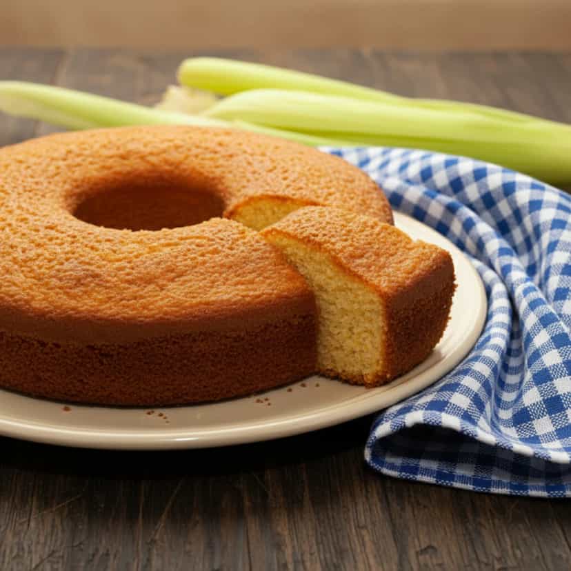 Foto deliciosa de Bolo Cremoso de Milho pronta para servir - Bolos & Cupcakes