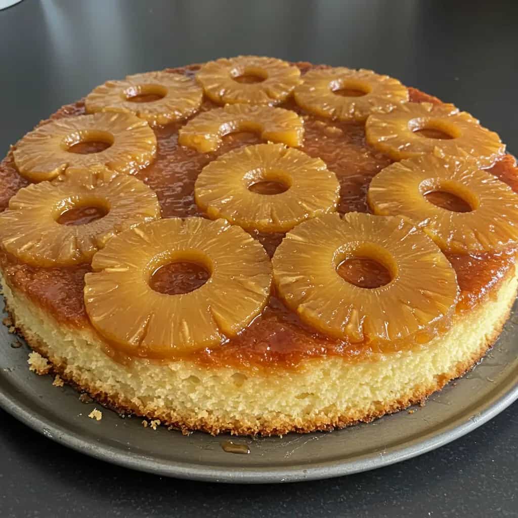 Bolo de Abacaxi Caramelizado