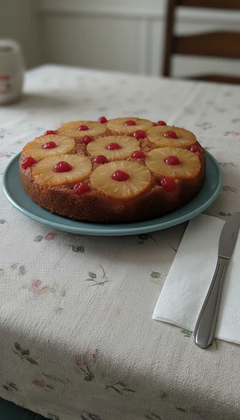 Foto deliciosa de Bolo de Abacaxi com Calda pronta para servir - Bolos & Cupcakes