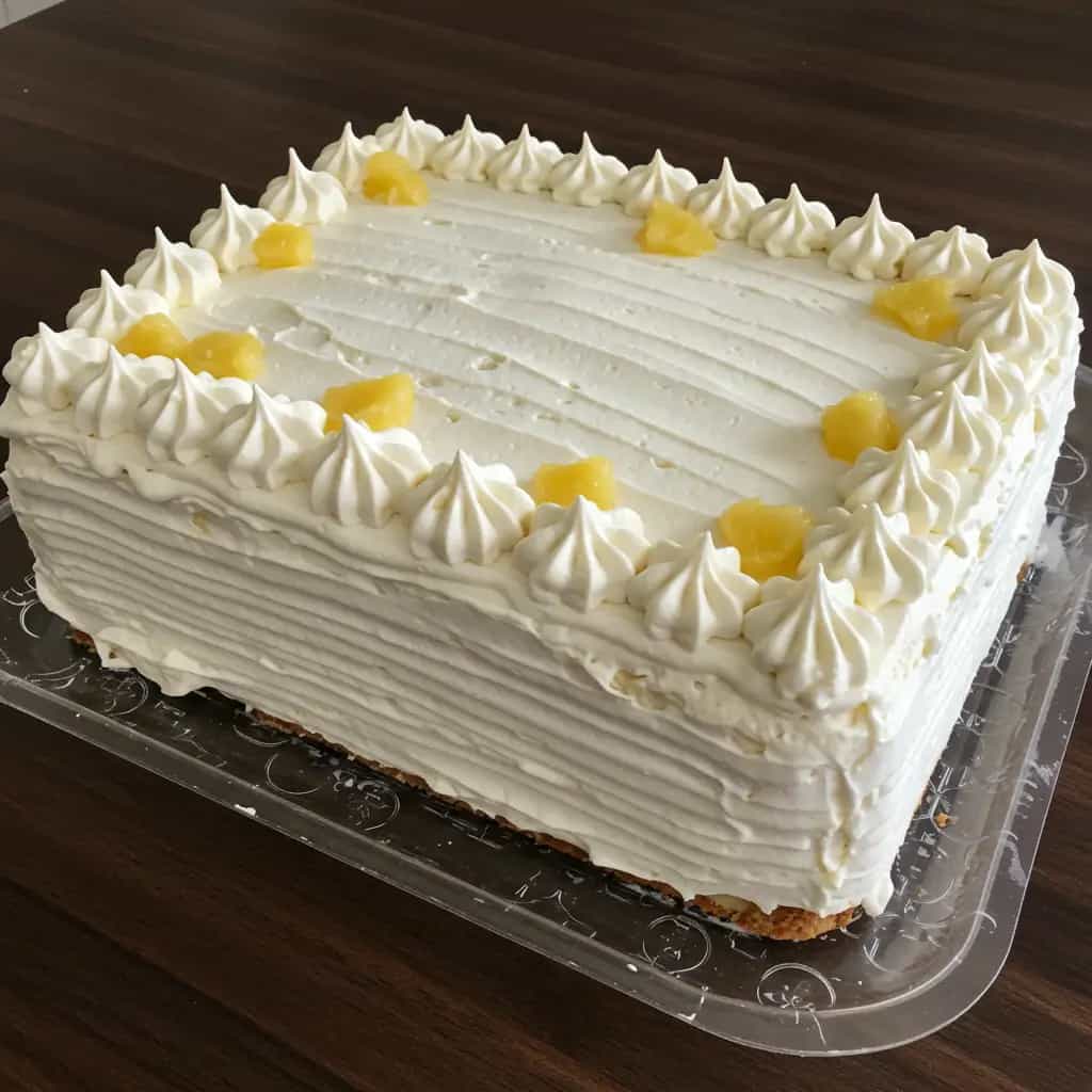 Bolo de Abacaxi Gelado