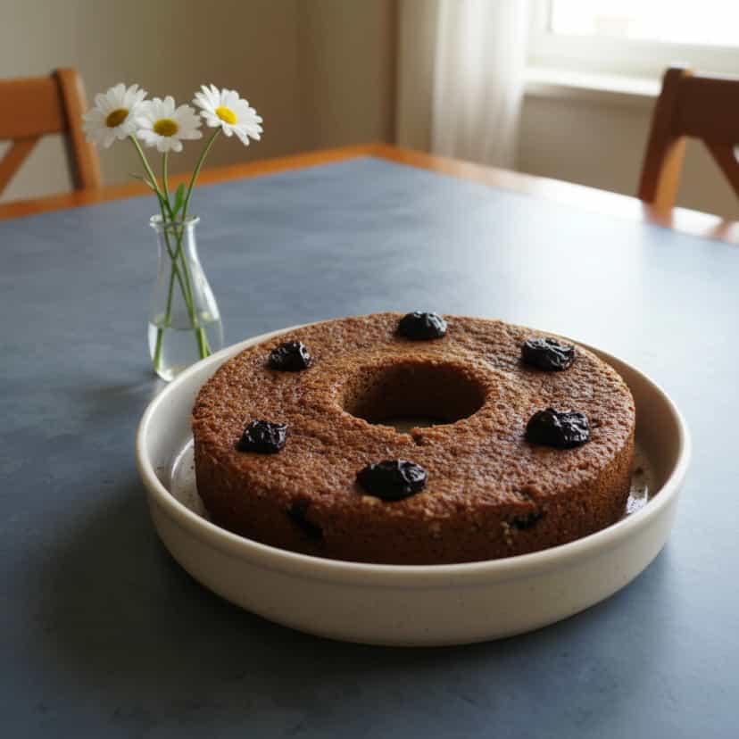 Foto deliciosa de Bolo de Abobrinha com Calda de Canela pronta para servir - Bolos & Cupcakes