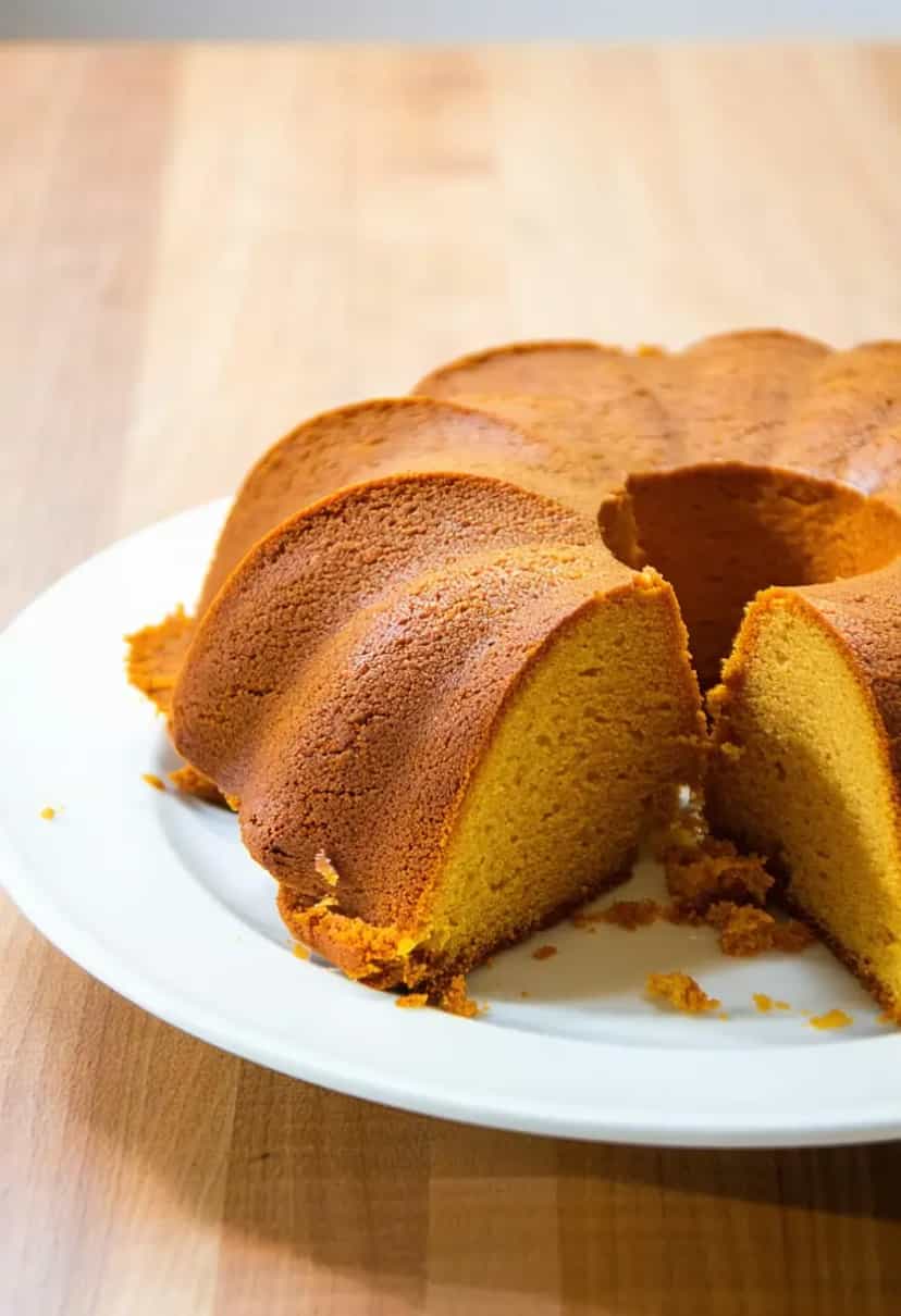 Foto deliciosa de Bolo de Aipim Low Carb pronta para servir - Low Carb