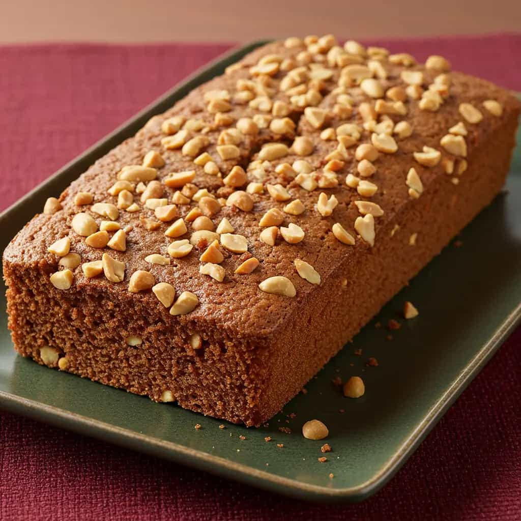 Bolo de Amendoim com Café