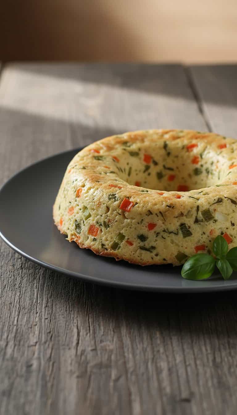 Foto deliciosa de Bolo de Arroz com Legumes pronta para servir - Almoço & Jantar