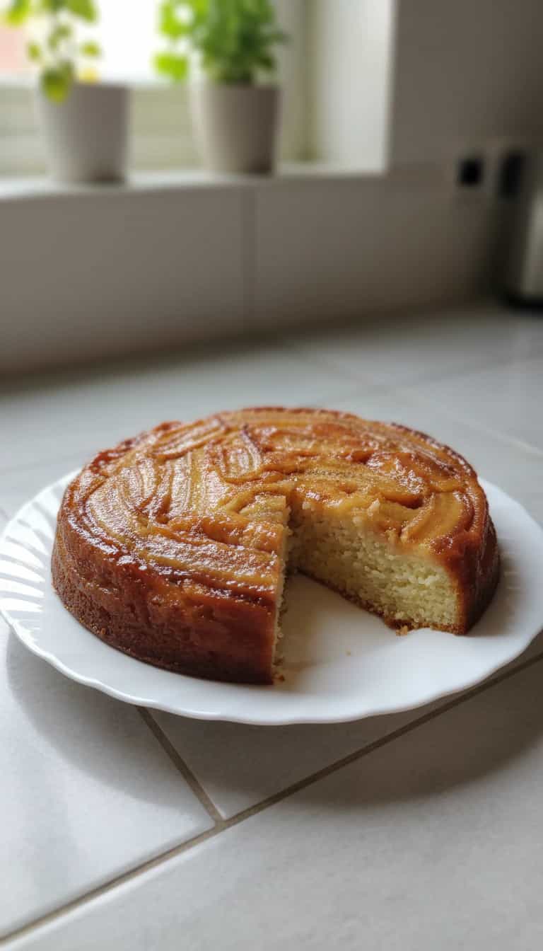 Foto deliciosa de Bolo de Banana Caramelizada Diet pronta para servir - Bolos & Cupcakes