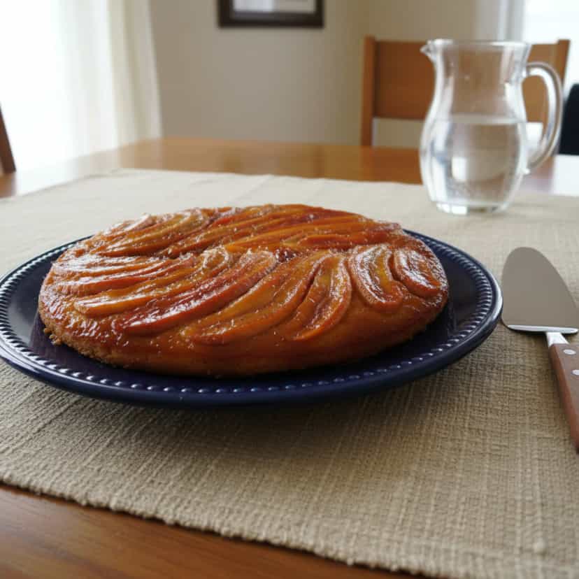 Foto deliciosa de Bolo de Banana Caramelizado pronta para servir - Bolos & Cupcakes