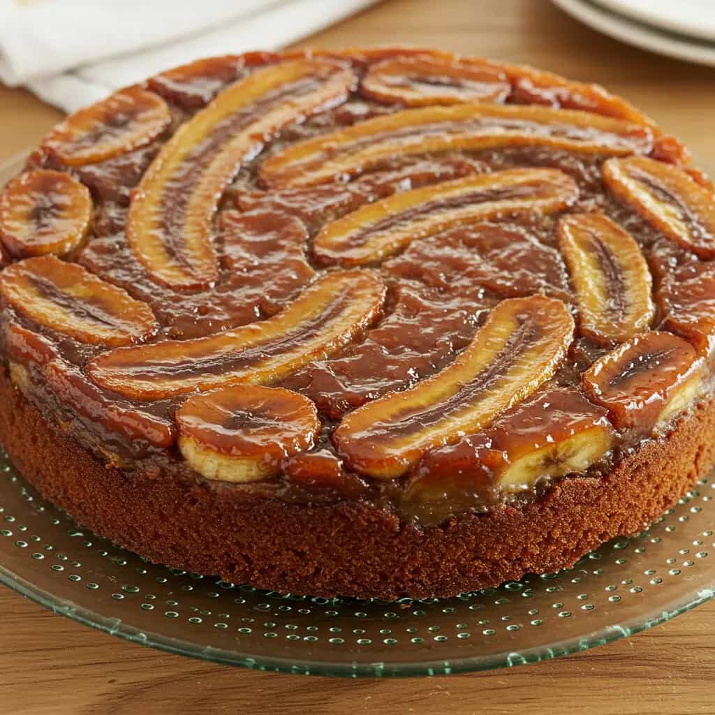 Bolo de Banana Caramelizado