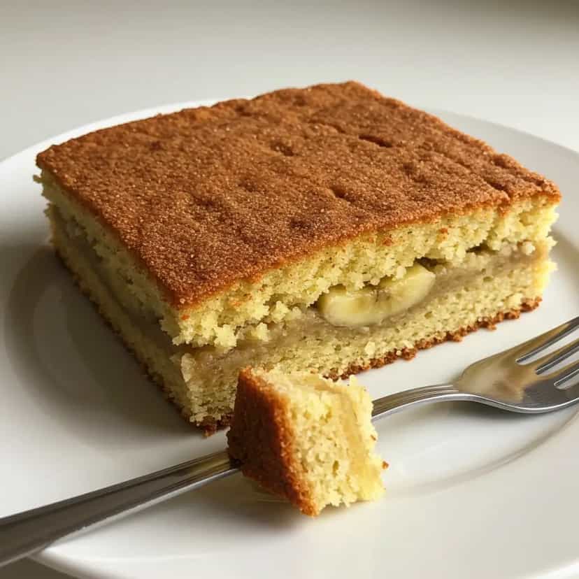 Foto deliciosa de Bolo de Banana com Canela pronta para servir - Bolos & Cupcakes