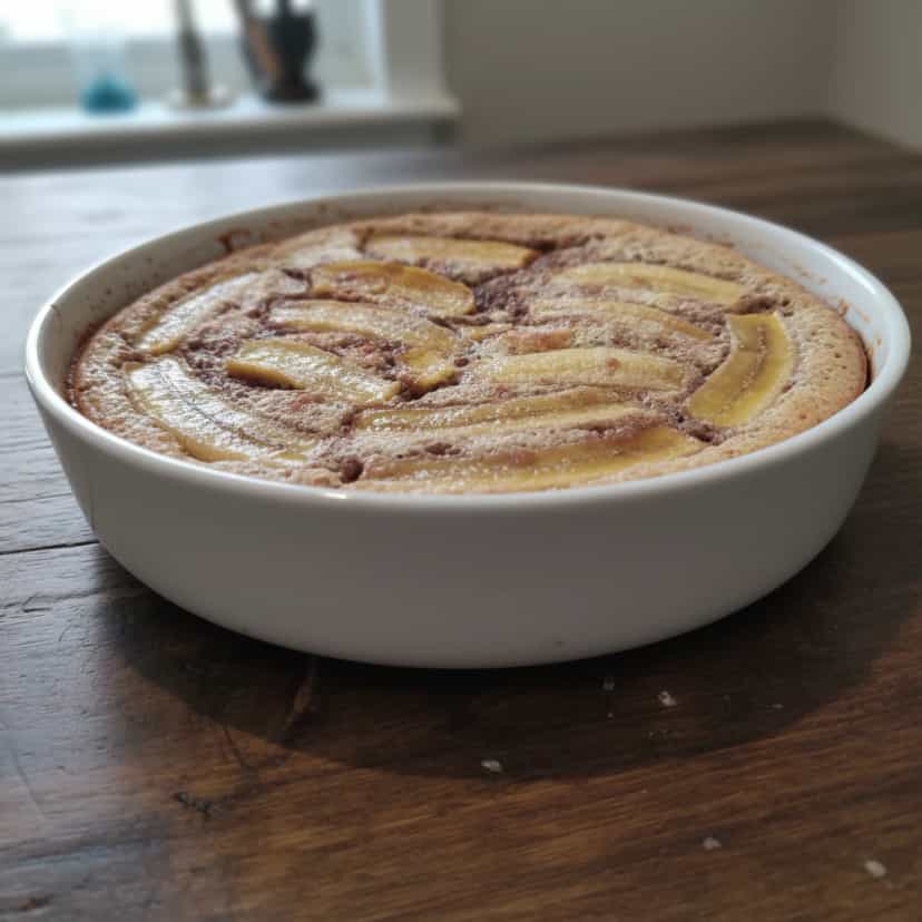 Foto deliciosa de Bolo de Banana com Chocolate pronta para servir - Bolos & Cupcakes