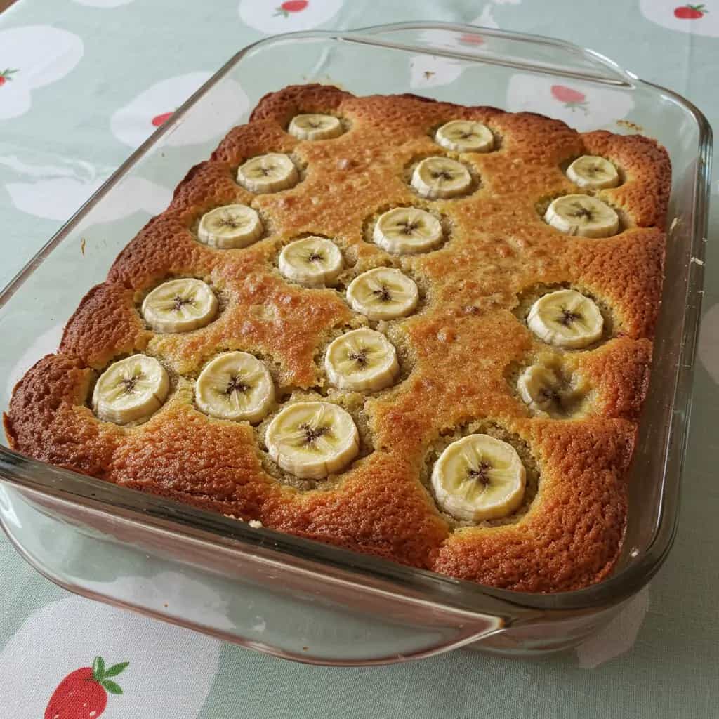 Bolo de Banana com Linhaça