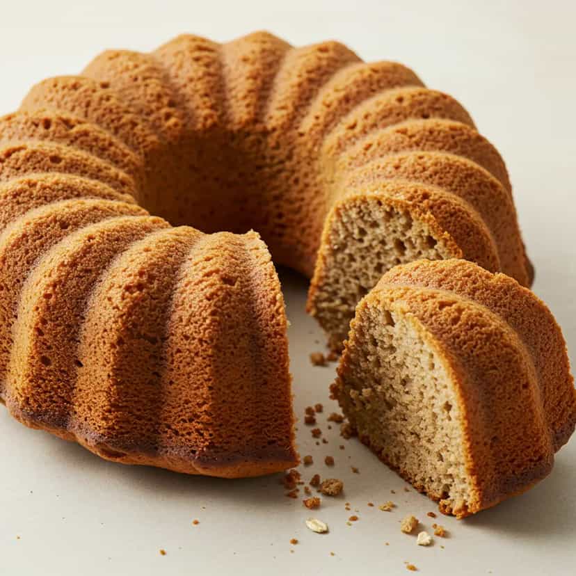 Foto deliciosa de Bolo de Banana e Aveia pronta para servir - Bolos & Cupcakes