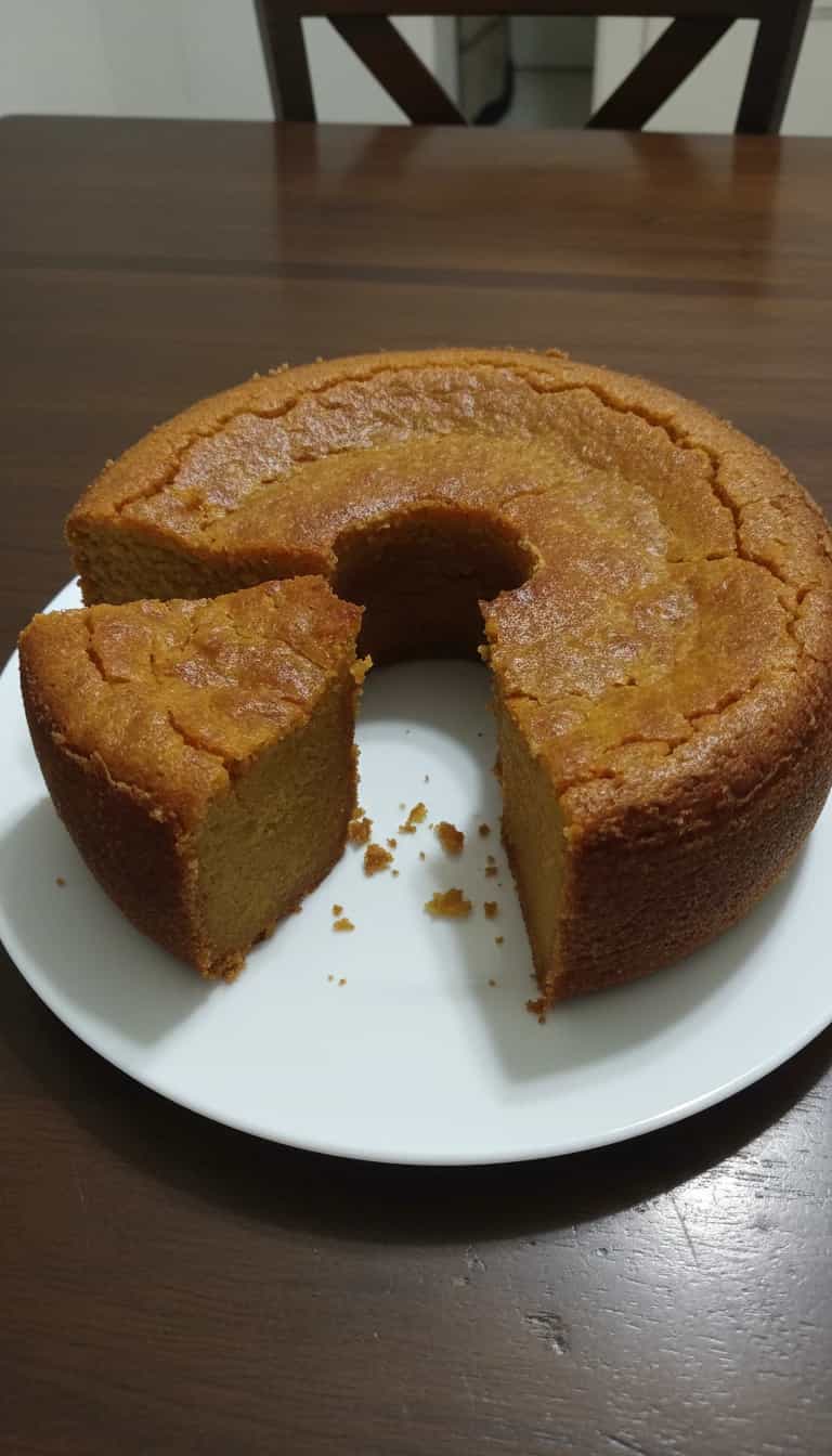 Foto deliciosa de Bolo de Banana e Mamão Sem Trigo pronta para servir - Bolos & Cupcakes