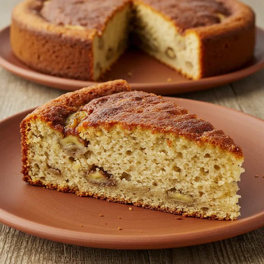 Bolo de Banana-Passa Cremoso