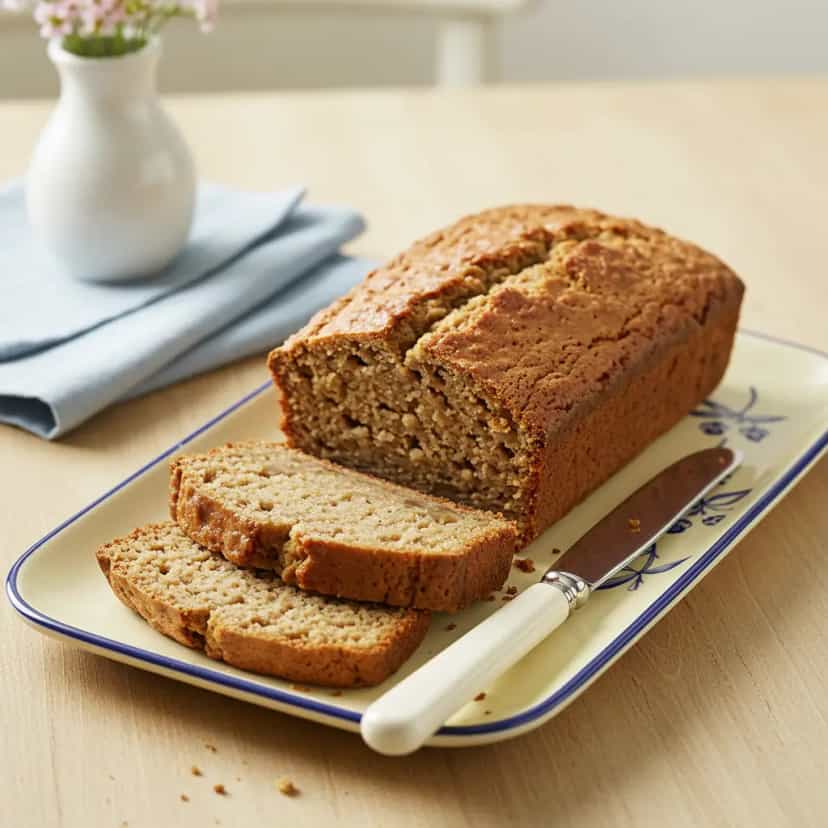 Foto deliciosa de Bolo de Banana Vegana com Nozes pronta para servir - Bolos & Cupcakes