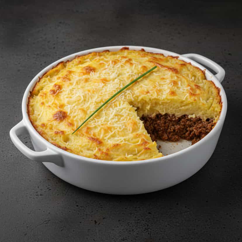 Foto deliciosa de Bolo de Batata pronta para servir - Almoço & Jantar