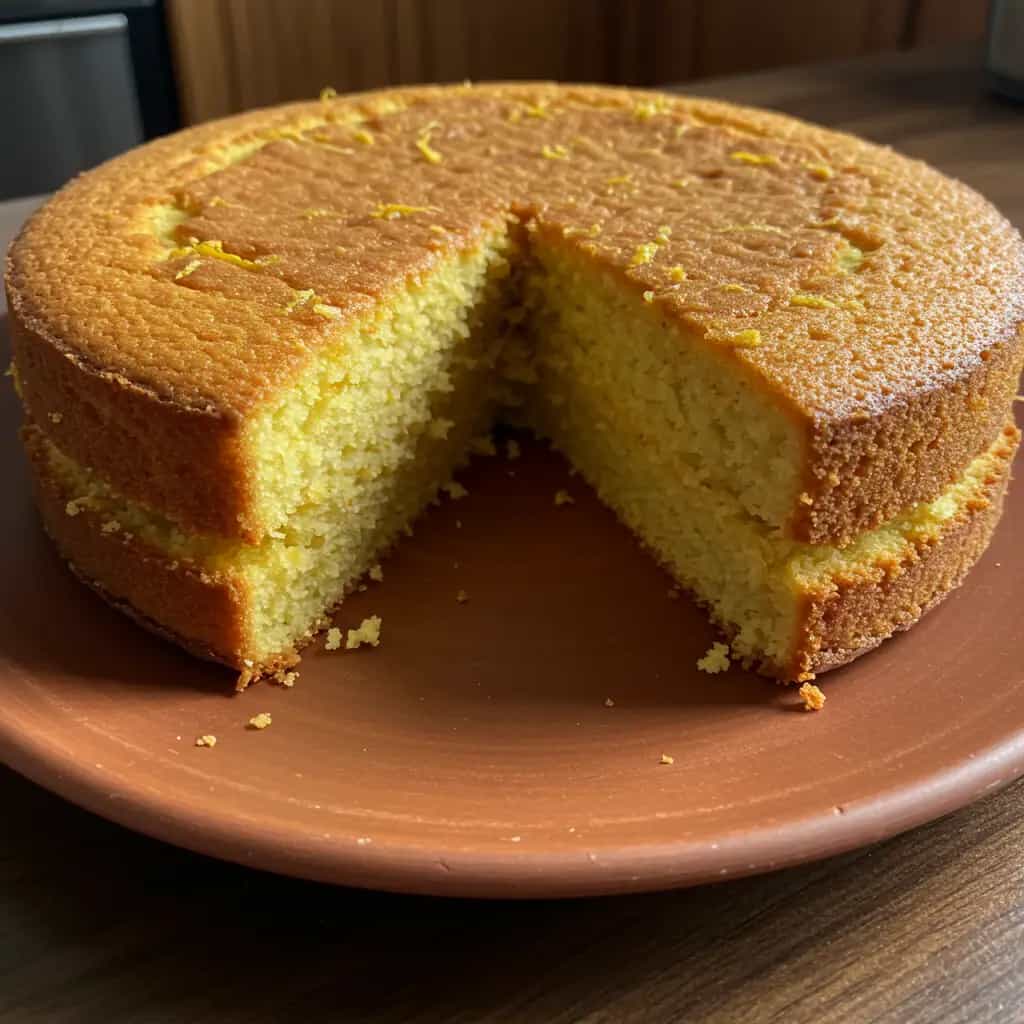 Bolo de Bergamota e Tangerina