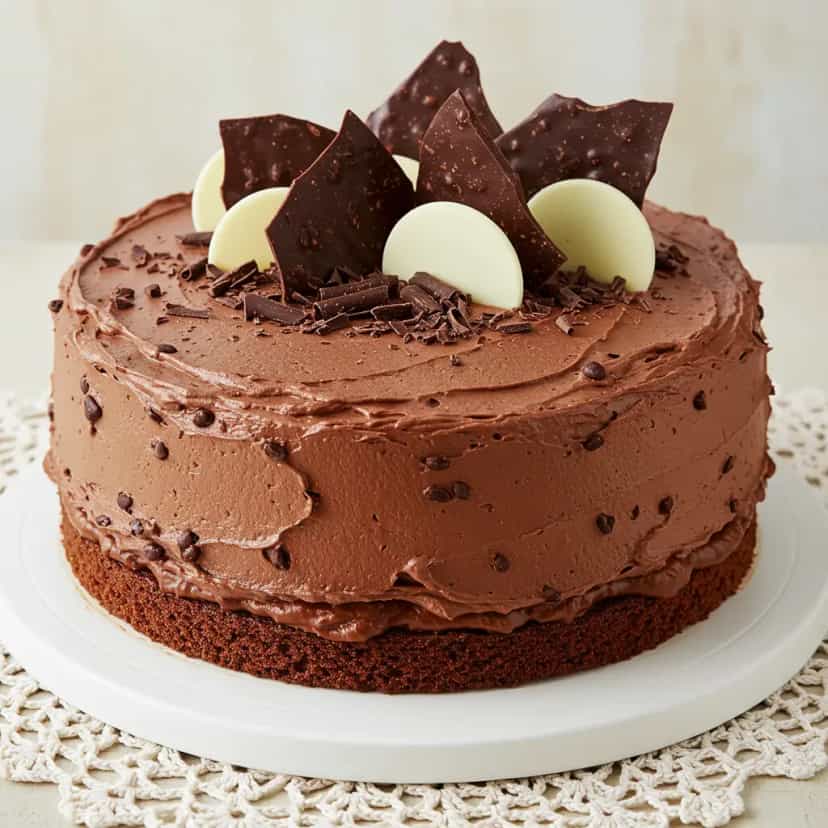 Foto deliciosa de Bolo de Brigadeiro pronta para servir - Bolos & Cupcakes