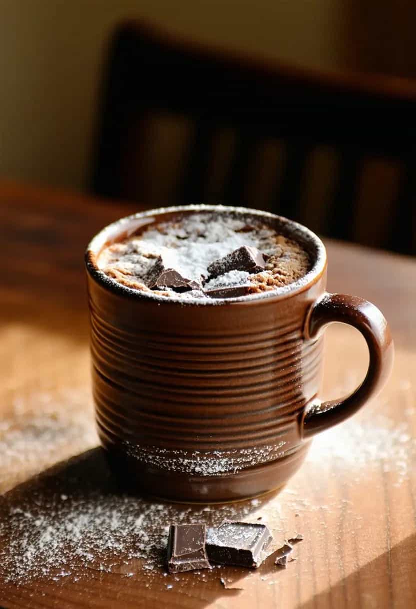 Bolo de Caneca de Chocolate