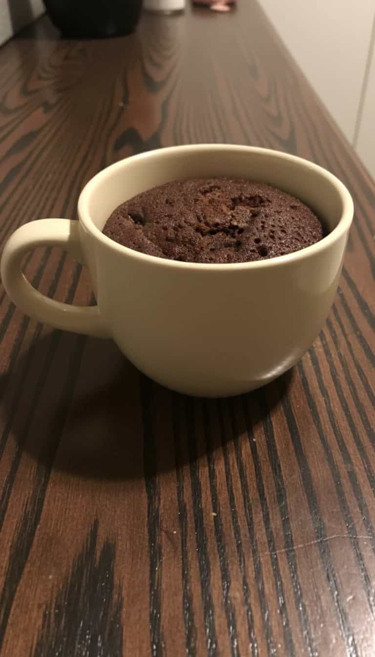 Foto deliciosa de Bolo de Caneca de Chocolate pronta para servir - Bolos & Cupcakes