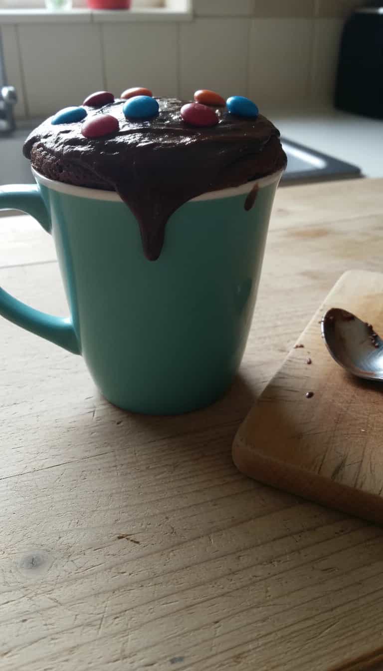 Foto deliciosa de Bolo de Caneca de Chocolate pronta para servir - Bolos & Cupcakes