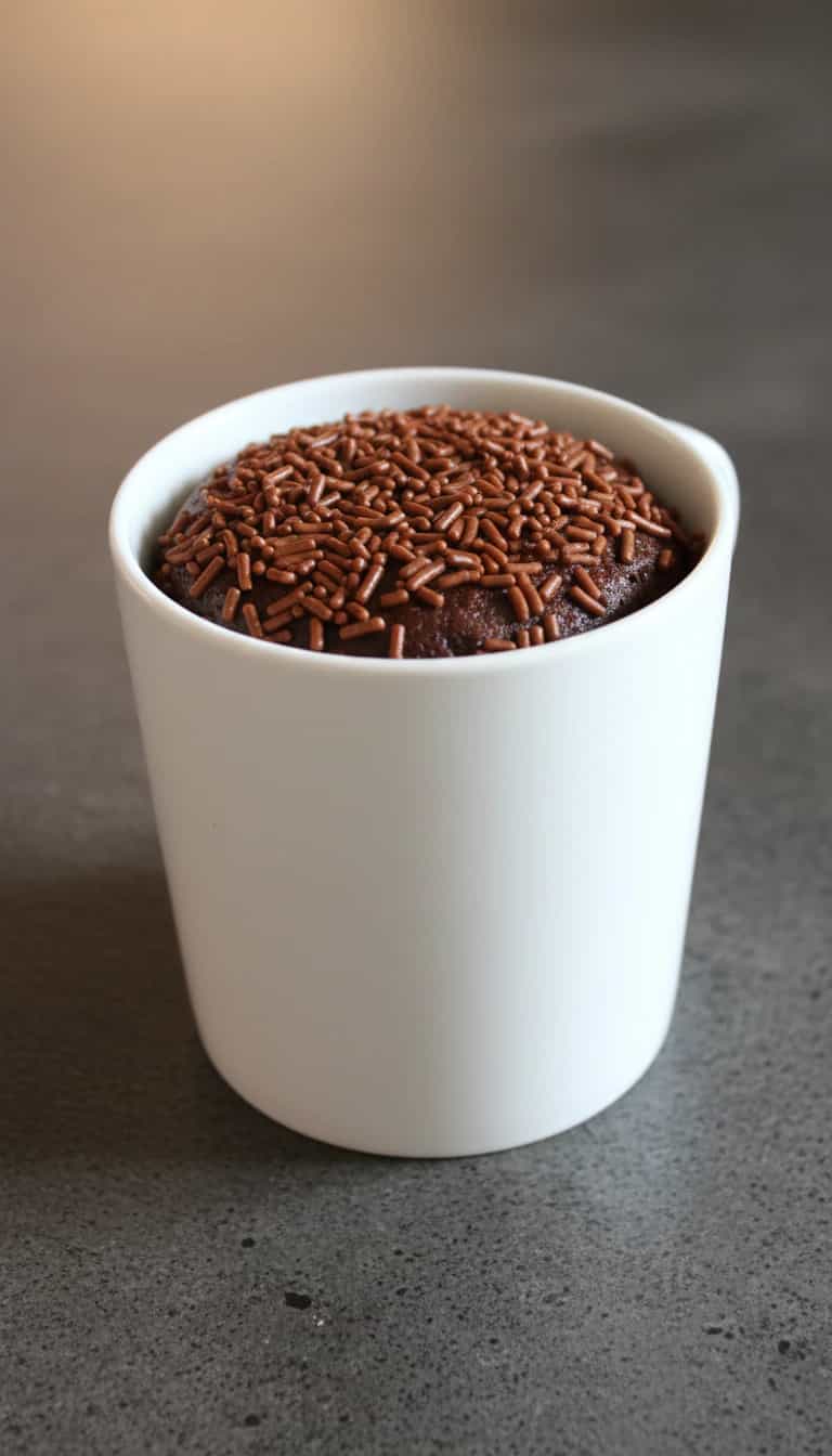 Foto deliciosa de Bolo de Caneca de Chocolate pronta para servir - Bolos & Cupcakes