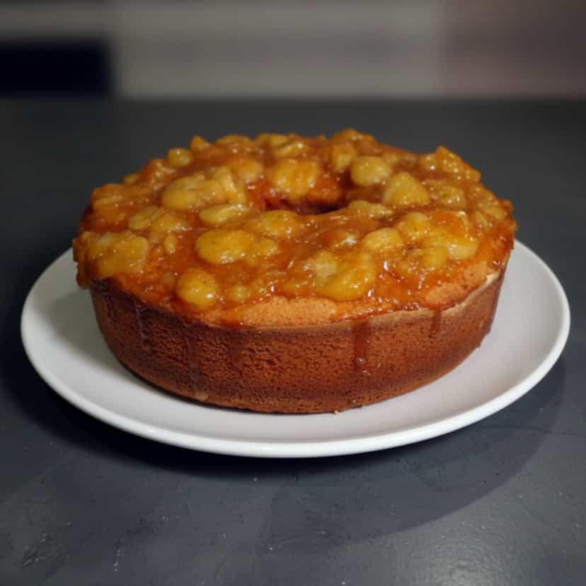 Foto deliciosa de Bolo de Casca de Banana pronta para servir - Bolos & Cupcakes